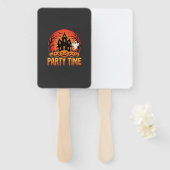 Halloween-Party-Time-Geist-Kürbis-Design_1 Fächer (Vorne und Hinten)