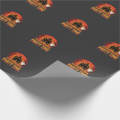Halloween-Party-Time-Geist-Kürbis-Design_1 Geschenkpapier (Ecke)