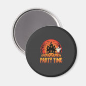 Halloween-Party-Time-Geist-Kürbis-Design_1 Magnet (Vorderseite/Rückseite)