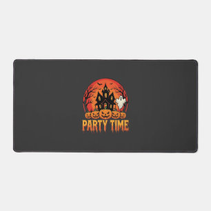 Halloween-Party-Time-Geist-Kürbis-Design_1 Schreibtischunterlage