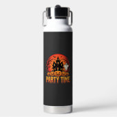 Halloween-Party-Time-Geist-Kürbis-Design_1 Trinkflasche (Vorderseite)