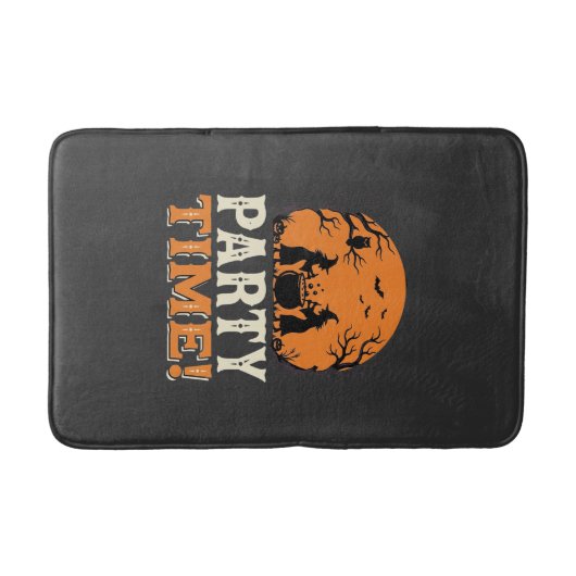 Halloween-Party-Time-Hexenkessel-Design_1 Badematte (Vorderseite)