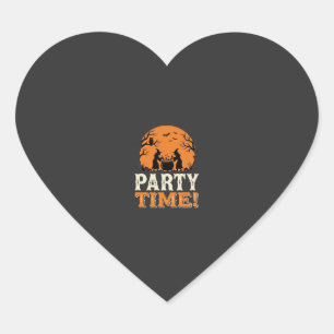 Halloween-Party-Time-Hexenkessel-Design_1 Herz-Aufkleber