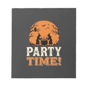 Halloween-Party-Time-Hexenkessel-Design_1 Notizblock
