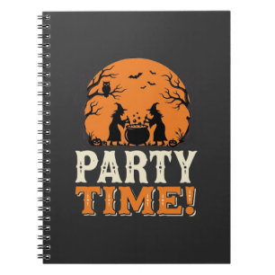 Halloween-Party-Time-Hexenkessel-Design_1 Notizblock