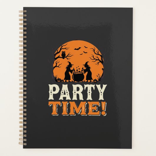 Halloween-Party-Time-Hexenkessel-Design_1 Planer (Vorderseite)