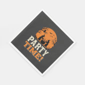 Halloween-Party-Time-Hexenkessel-Design_1 Serviette (Ecke)