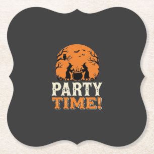 Halloween-Party-Time-Hexenkessel-Design_1 Untersetzer