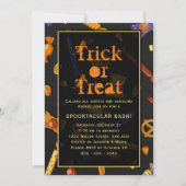 Halloween-Party Trick oder Behandlung Spooktacular Einladung (Vorderseite)