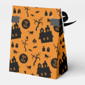 Halloween-Party-Trick oder Leckerei-Muster Geschenkschachtel (Rückseite)
