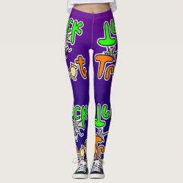 Halloween-Party Trick oder Trete Leggings