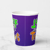 Halloween-Party Trick oder Trete Pappbecher (Rechts)