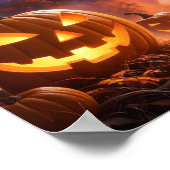 Halloween-Party Trick oder Trete Poster (Ecke)