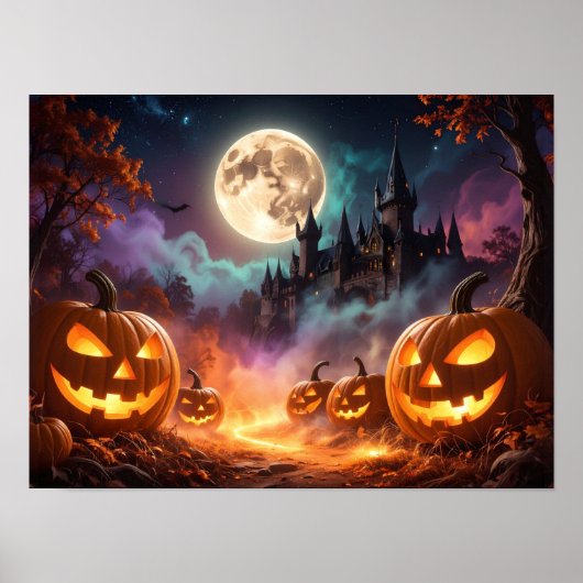 Halloween-Party Trick oder Trete Poster (Vorne)