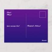 Halloween-Party Trick oder Trete Postkarte (Rückseite)