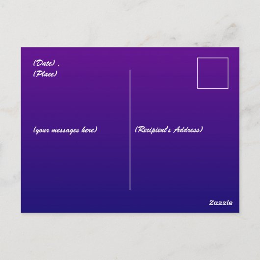 Halloween-Party Trick oder Trete Postkarte (Rückseite)