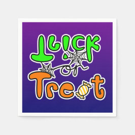 Halloween-Party Trick oder Trete Serviette