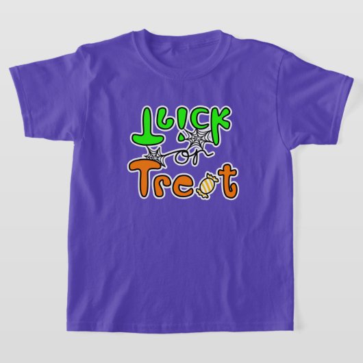 Halloween-Party Trick oder Trete T-Shirt (Ablage )