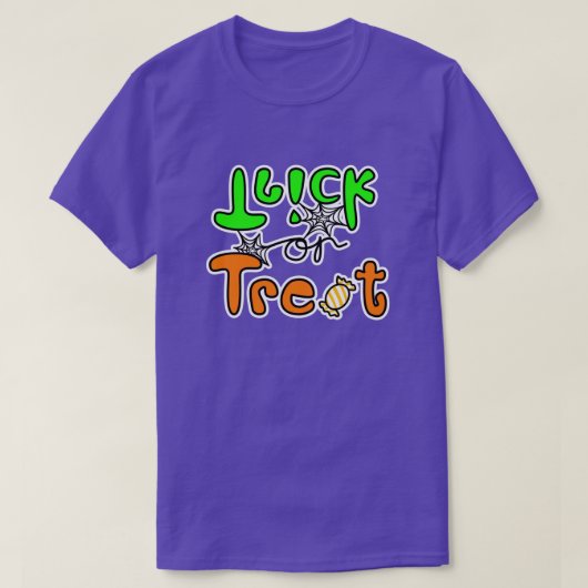 Halloween-Party Trick oder Trete T-Shirt (Design vorne)