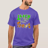 Halloween-Party Trick oder Trete T-Shirt (Vorderseite)