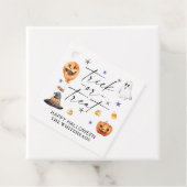 Halloween-Party Trick oder Treten Geschenkanhänger (Beispiel)