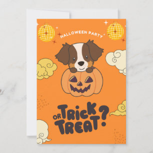 Halloween-Party Trick Or Treat Australian Shepherd Feiertagskarte