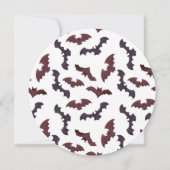 Halloween-Party und Gespenster Einladung (Rückseite)