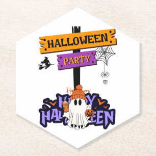 Halloween Party Untersetzer