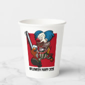 Halloween-Party verändert das Jahr, in dem der Clo Pappbecher (Vorderseite)