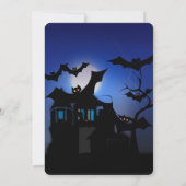 Halloween-Party Vintag Gothic Einladung (Rückseite)