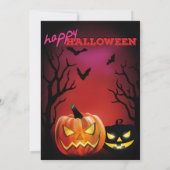 Halloween-Party Vintag Gothic Einladung (Rückseite)