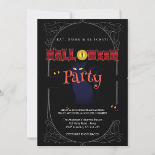 Halloween-Party Vintag Gothic Einladung