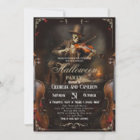 Halloween-Party Vintag Gothic Grim Sensenmann Viol