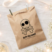 Halloween-Party von Schädel und Knochen Geschenktütchen (Ausgeschnitten)