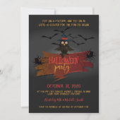 Halloween-Party von Schafen und Ziegen Einladung (Vorderseite)