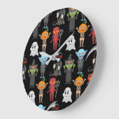 Halloween Party Wall Clock Große Wanduhr (Winkel)