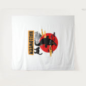 Halloween-Party Wandteppich (Vorderseite (Horizontal))