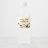 Halloween Party Wasserflaschenetikett (Vorderseite)