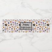 Halloween-Party Wasserflaschenetikett (Einzelnes Label)