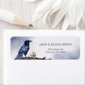 Halloween-Party Watercolor Raven (Insitu)