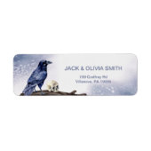 Halloween-Party Watercolor Raven (Vorne)