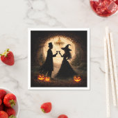 Halloween-Party Wein Thema Serviette (Beispiel)