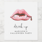 Halloween Party Weinetikett (Einzelnes Label)
