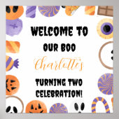 Halloween Party Welcome Poster (Vorne)