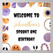 Halloween Party Welcome Poster (Vorne)