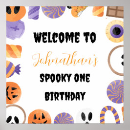 Halloween Party Welcome Poster