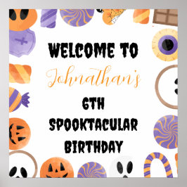 Halloween Party Welcome Poster