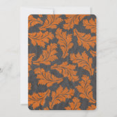 Halloween-Party Whimsisches Muster Einladung (Rückseite)