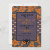 Halloween-Party Whimsisches Muster Einladung (Vorderseite)