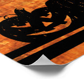 Halloween-Party Willkommen Personalisiert Poster (Ecke)